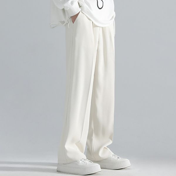 簡約直筒西裝休閒長褲 - 3配色（限時特賣 - 5折） 幕峰MuFeng,男裝特賣,5折優惠,快閃活動,限時出清,網路購物,男裝品牌,超值優惠,時尚穿搭,2025特賣