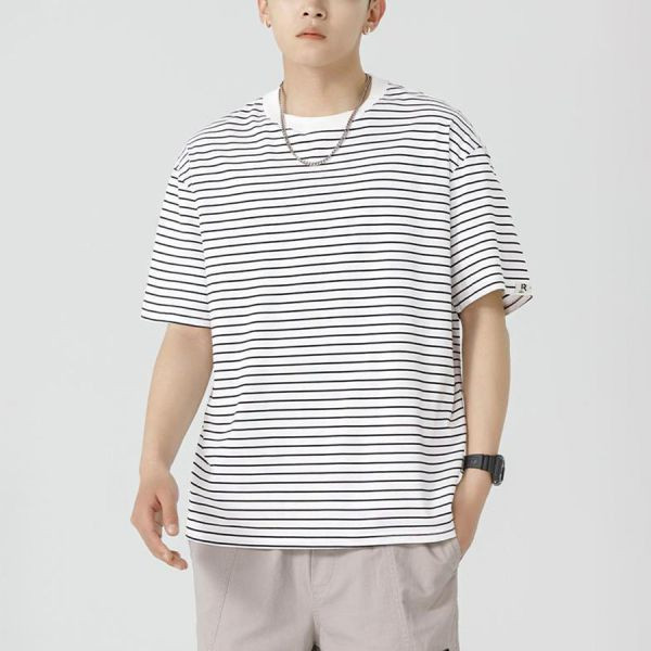 軒紋圓領休閒短袖 - 4配色（限時特賣 - 5折） 幕峰MuFeng,男裝特賣,5折優惠,快閃活動,限時出清,網路購物,男裝品牌,超值優惠,時尚穿搭,2026特賣