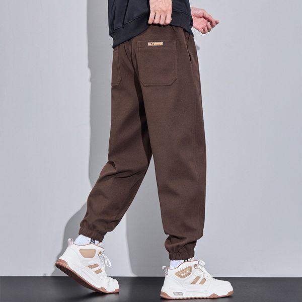 星紋重磅縮口毛絨長褲 - 3配色（限時特賣 - 5折） 幕峰MuFeng,男裝特賣,5折優惠,快閃活動,限時出清,網路購物,男裝品牌,超值優惠,時尚穿搭,2026特賣