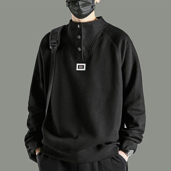 新嶄潮流排釦長袖 - 4配色 幕峰,班服,團服,外套,褲子,襯衫,男裝,牛仔褲,網路購物,購物