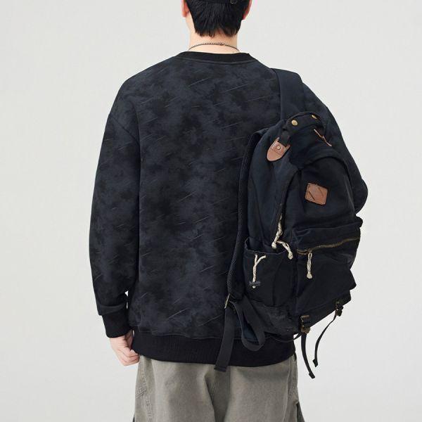 霧紋潮流休閒長袖 - 2配色（限時特賣 - 5折） 幕峰MuFeng,男裝特賣,5折優惠,快閃活動,限時出清,網路購物,男裝品牌,超值優惠,時尚穿搭,2026特賣