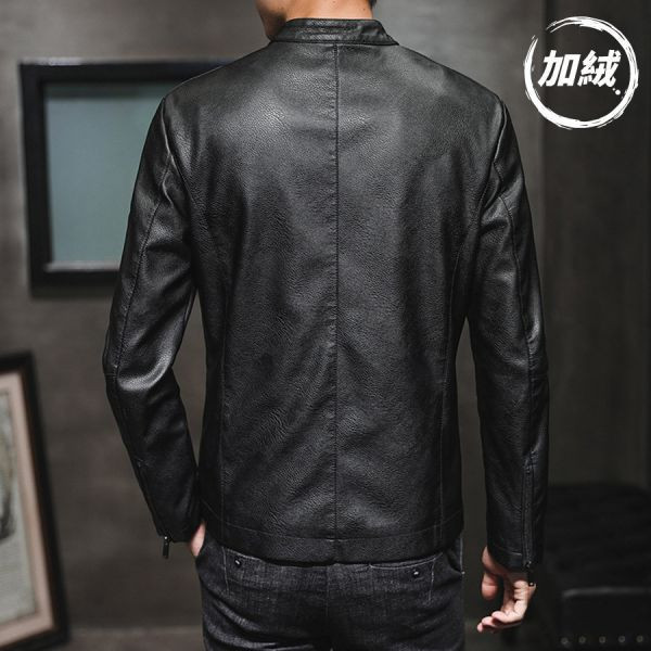 傲爵潮流皮衣外套 - 3配色（加絨）（限時特賣 - 5折） 幕峰MuFeng,男裝特賣,5折優惠,快閃活動,限時出清,網路購物,男裝品牌,超值優惠,時尚穿搭,2026特賣