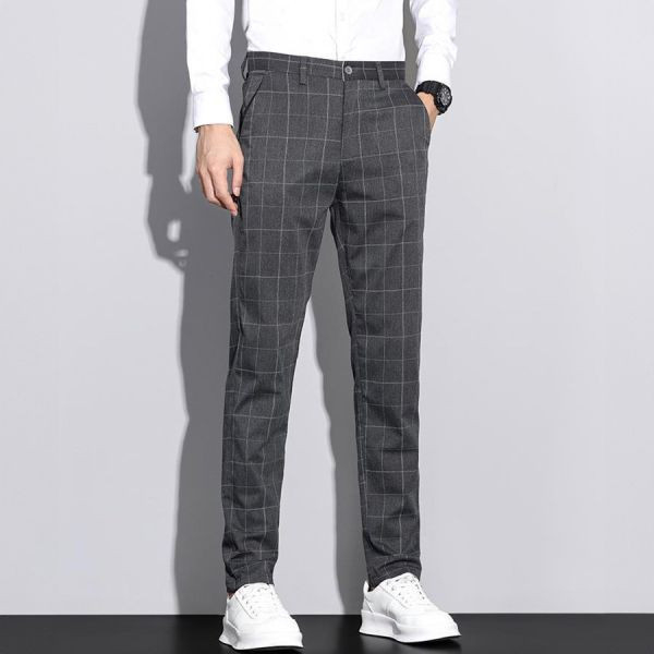 雅格彈力修身休閒長褲 - 3配色（限時特賣 - 5折） 幕峰MuFeng,男裝特賣,5折優惠,快閃活動,限時出清,網路購物,男裝品牌,超值優惠,時尚穿搭,2025特賣