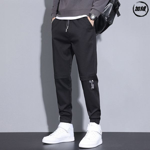 翔陽休閒縮口長褲 - 2配色（加絨）（限時特賣 - 5折） 幕峰MuFeng,男裝特賣,5折優惠,快閃活動,限時出清,網路購物,男裝品牌,超值優惠,時尚穿搭,2025特賣