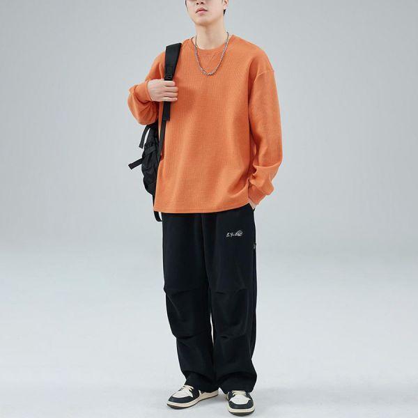 鑽格重磅潮流長袖 - 3配色（限時特賣 - 5折） 幕峰MuFeng,男裝特賣,5折優惠,快閃活動,限時出清,網路購物,男裝品牌,超值優惠,時尚穿搭,2026特賣