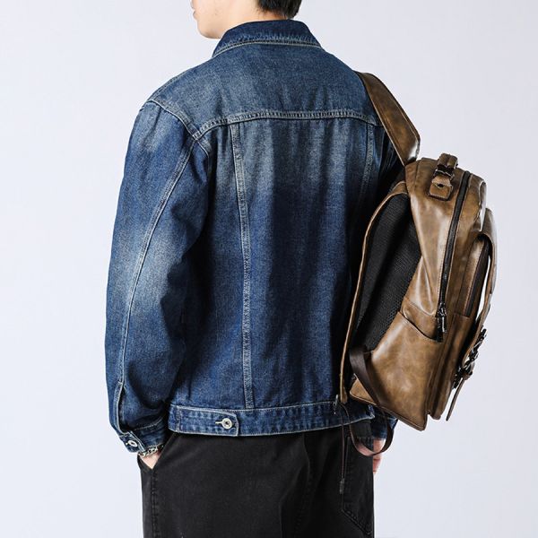 武道工裝牛仔外套 - 1配色 幕峰,班服,團服,流行,免運,穿搭,男裝,品牌,網購