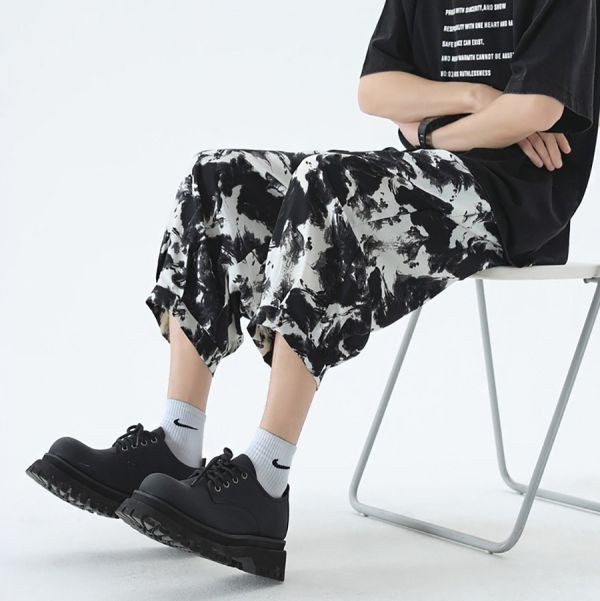 煙步休閒七分短褲 - 3配色（限時特賣 - 5折） 幕峰MuFeng,男裝特賣,5折優惠,快閃活動,限時出清,網路購物,男裝品牌,超值優惠,時尚穿搭,2025特賣