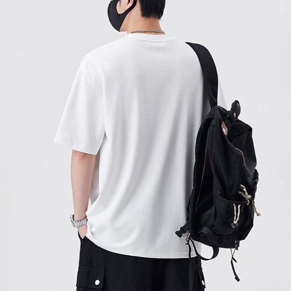 肆喵重磅印花休閒短袖 - 3配色 幕峰MuFeng,貓咪印花短袖,重磅T恤男,寬鬆短袖,潮流T恤,夏季男裝,可愛風穿搭,街頭風上衣,設計感短袖,男士T恤