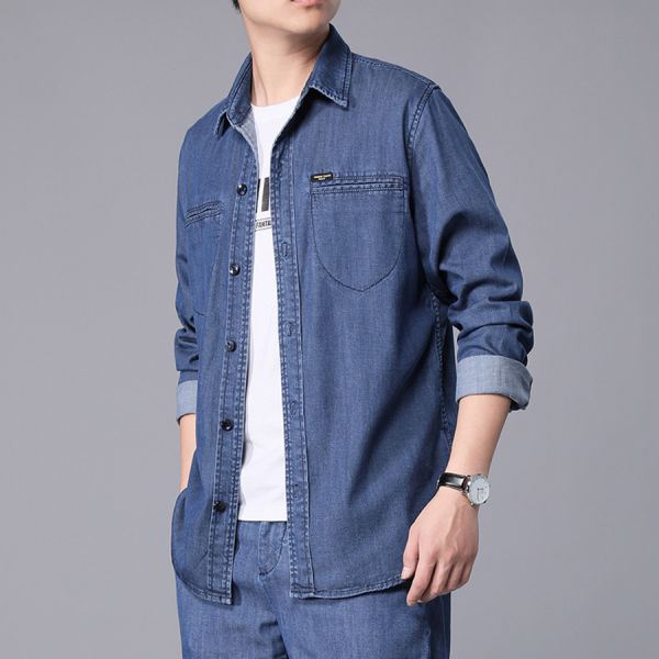 潮峰牛仔薄外套 - 1配色 幕峰,班服,團服,外套,褲子,襯衫,男裝,牛仔褲,網路購物,購物