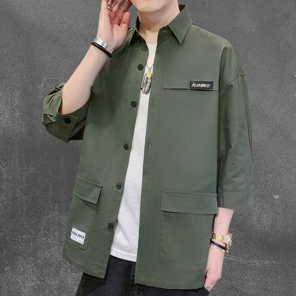 雅痞七分袖外套 - 3配色（限時特賣 - 5折） 幕峰MuFeng,男裝特賣,5折優惠,快閃活動,限時出清,網路購物,男裝品牌,超值優惠,時尚穿搭,2026特賣