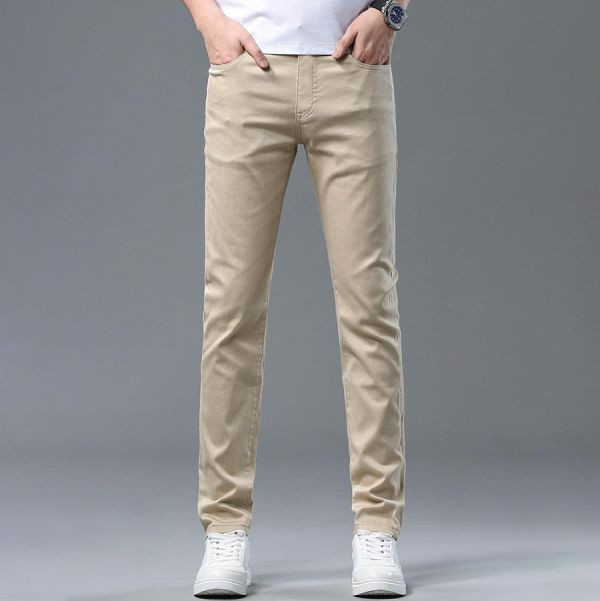 歐皇彈力修身牛仔長褲 - 1配色（限時特賣 - 5折） 幕峰MuFeng,男裝特賣,5折優惠,快閃活動,限時出清,網路購物,男裝品牌,超值優惠,時尚穿搭,2026特賣