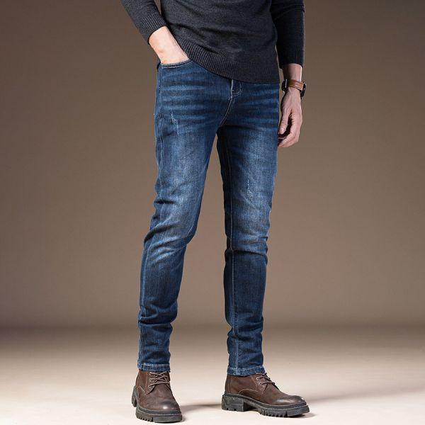 靛徒彈力修身牛仔長褲 - 1配色（限時特賣 - 5折） 幕峰MuFeng,男裝特賣,5折優惠,快閃活動,限時出清,網路購物,男裝品牌,超值優惠,時尚穿搭,2026特賣