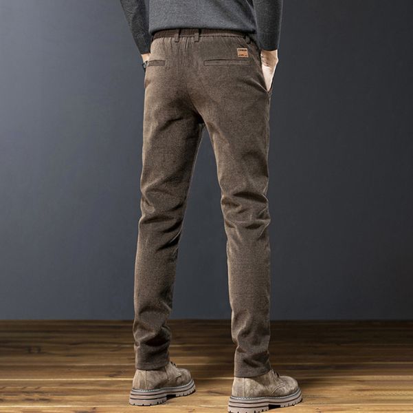 破軍雪尼爾修身小直筒長褲 - 3配色 幕峰MuFeng,雪尼爾長褲,修身休閒褲,破軍系列,男士長褲,挺拔剪裁,質感面料,潮流男裝,時尚百搭褲,秋冬穿搭