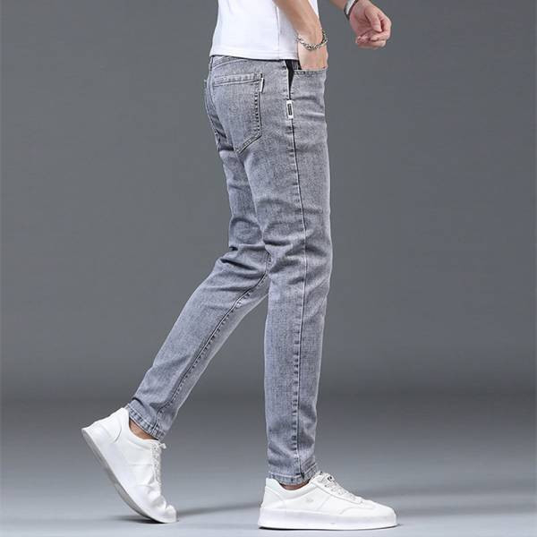 雪城彈力牛仔長褲 - 1配色（限時特賣 - 5折） 幕峰MuFeng,男裝特賣,5折優惠,快閃活動,限時出清,網路購物,男裝品牌,超值優惠,時尚穿搭,2025特賣