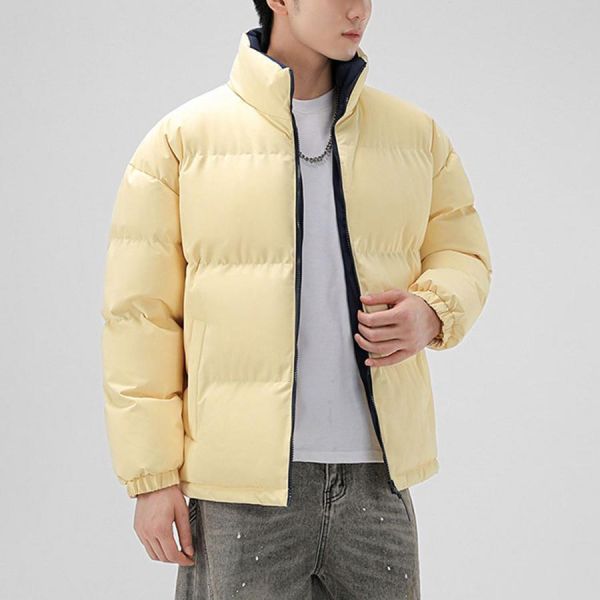 冬喉加厚防風保暖外套 - 4配色 幕峰MuFeng,立領棉服,加厚棉衣,防風外套,秋冬外套,保暖棉服,寬鬆棉衣,休閒外套,冬季男裝,男士棉服