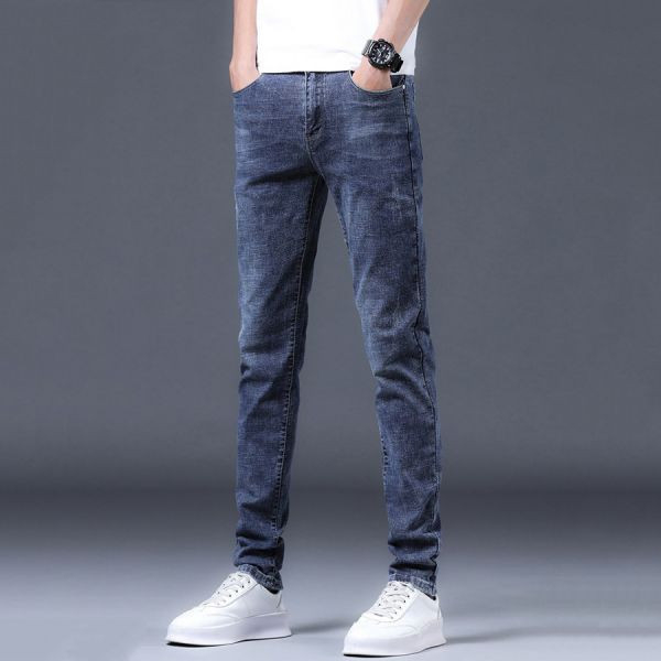 驍戰彈力修身牛仔長褲 - 2配色（限時特賣 - 5折） 幕峰MuFeng,男裝特賣,5折優惠,快閃活動,限時出清,網路購物,男裝品牌,超值優惠,時尚穿搭,2025特賣