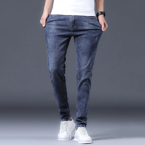 驍戰彈力修身牛仔長褲 - 2配色（限時特賣 - 5折） 幕峰MuFeng,男裝特賣,5折優惠,快閃活動,限時出清,網路購物,男裝品牌,超值優惠,時尚穿搭,2025特賣