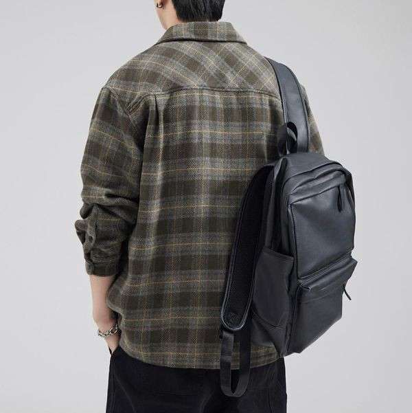 石格復古格紋工裝襯衫外套 - 2配色（限時特賣 - 5折） 幕峰MuFeng,男裝特賣,5折優惠,快閃活動,限時出清,網路購物,男裝品牌,超值優惠,時尚穿搭,2025特賣