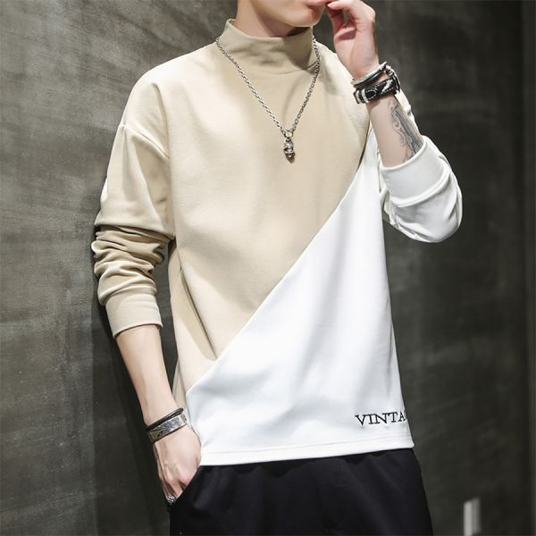 奎格半高領休閒長袖 - 3配色（限時特賣 - 5折） 幕峰MuFeng,男裝特賣,5折優惠,快閃活動,限時出清,網路購物,男裝品牌,超值優惠,時尚穿搭,2025特賣