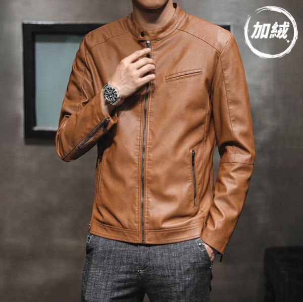 傲爵潮流皮衣外套 - 3配色（加絨）（限時特賣 - 5折） 幕峰MuFeng,男裝特賣,5折優惠,快閃活動,限時出清,網路購物,男裝品牌,超值優惠,時尚穿搭,2026特賣