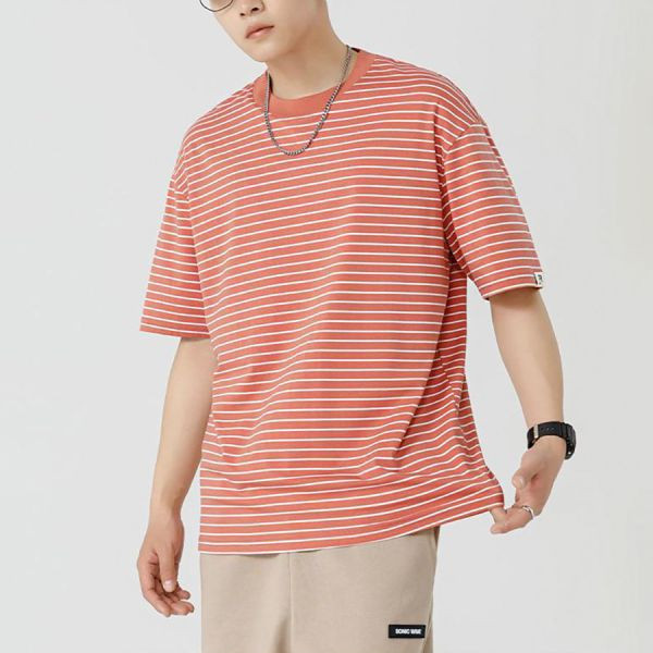 軒紋圓領休閒短袖 - 4配色（限時特賣 - 5折） 幕峰MuFeng,男裝特賣,5折優惠,快閃活動,限時出清,網路購物,男裝品牌,超值優惠,時尚穿搭,2026特賣