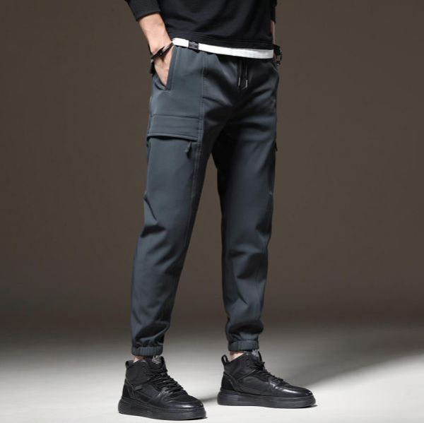 高逸重磅修身縮口九分長褲 - 2配色（限時特賣 - 5折） 幕峰MuFeng,男裝特賣,5折優惠,快閃活動,限時出清,網路購物,男裝品牌,超值優惠,時尚穿搭,2025特賣