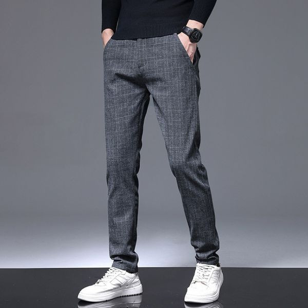 霧格休閒修身長褲 - 2配色（限時特賣 - 5折） 幕峰MuFeng,男裝特賣,5折優惠,快閃活動,限時出清,網路購物,男裝品牌,超值優惠,時尚穿搭,2026特賣