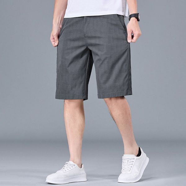 波影冰絲休閒短褲 - 4配色（限時特賣 - 5折） 幕峰MuFeng,男裝特賣,5折優惠,快閃活動,限時出清,網路購物,男裝品牌,超值優惠,時尚穿搭,2026特賣
