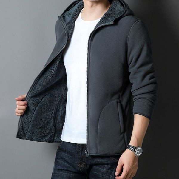 搖樂連帽毛絨雙面外套 - 3配色（限時特賣 - 5折） 幕峰MuFeng,男裝特賣,5折優惠,快閃活動,限時出清,網路購物,男裝品牌,超值優惠,時尚穿搭,2025特賣