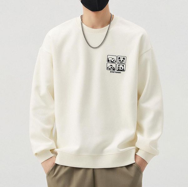貓熊刺繡潮流長袖 - 3配色 幕峰,班服,團服,外套,褲子,襯衫,男裝,牛仔褲,網路購物,購物