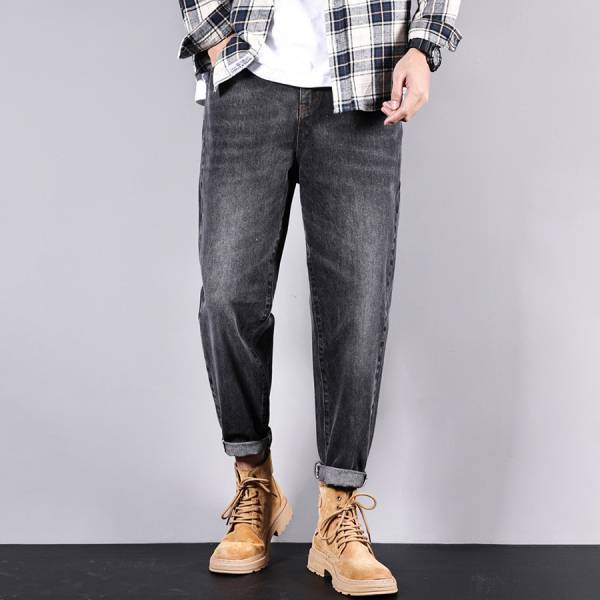 霸煌哈倫牛仔長褲 - 2配色 幕峰,Mufeng,牛仔,流行,上衣,褲子,外套,穿搭,印花,服飾