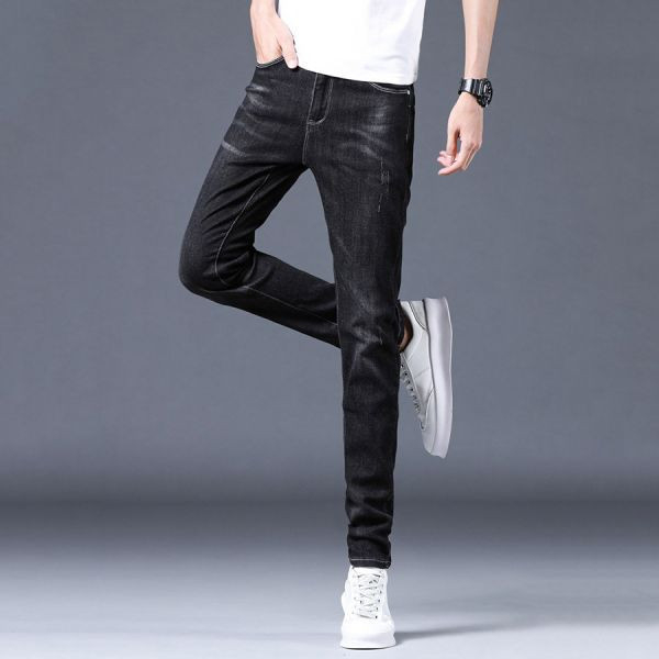 驍戰彈力修身牛仔長褲 - 2配色（限時特賣 - 5折） 幕峰MuFeng,男裝特賣,5折優惠,快閃活動,限時出清,網路購物,男裝品牌,超值優惠,時尚穿搭,2025特賣