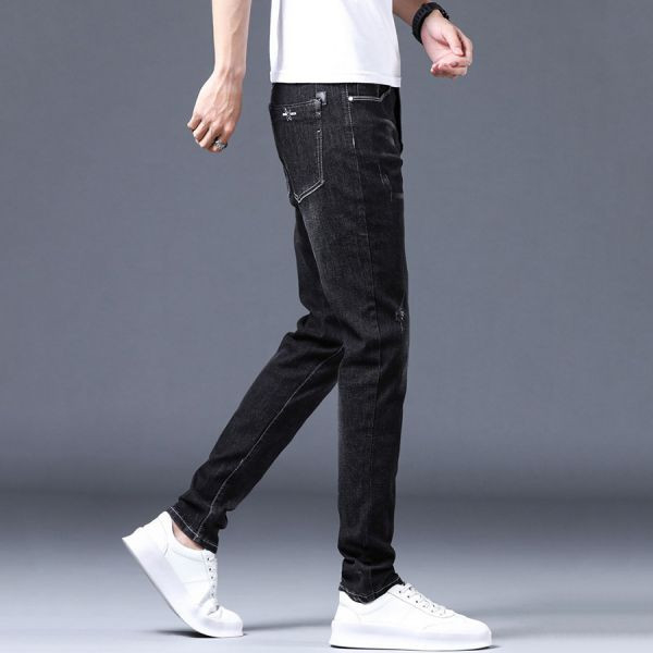 驍戰彈力修身牛仔長褲 - 2配色（限時特賣 - 5折） 幕峰MuFeng,男裝特賣,5折優惠,快閃活動,限時出清,網路購物,男裝品牌,超值優惠,時尚穿搭,2025特賣