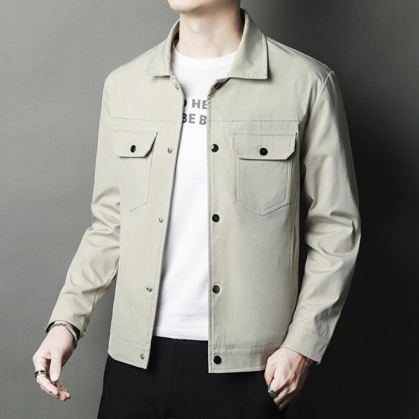 飛休翻領休閒外套 - 3配色（限時特賣 - 5折） 幕峰MuFeng,男裝特賣,5折優惠,快閃活動,限時出清,網路購物,男裝品牌,超值優惠,時尚穿搭,2026特賣