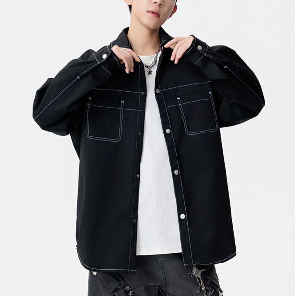 拓鋒質感工裝襯衫外套 - 3配色（限時特賣 - 5折） 幕峰MuFeng,男裝特賣,5折優惠,快閃活動,限時出清,網路購物,男裝品牌,超值優惠,時尚穿搭,2026特賣