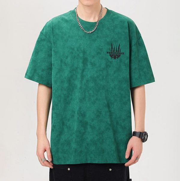 猛爪重磅潮流印花短袖 - 4配色（限時特賣 - 5折） 幕峰MuFeng,男裝特賣,5折優惠,快閃活動,限時出清,網路購物,男裝品牌,超值優惠,時尚穿搭,2025特賣