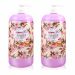 MIAU精油香氛沐浴乳2000ml(買一送一)共2瓶/英國梨小蒼蘭．玫瑰．牡丹與胭紅麂絨．杏桃花與蜂蜜．白麝香(共五種味道可選擇唷)