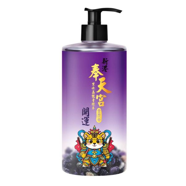 新港奉天宮-金虎爺能量精萃洗髮精(500g/瓶)/眾神加持/全方位修補運勢/淨身化煞/添運轉運/除衰運/聚好運/扭轉乾坤 奉天宮眾神加持水晶洗髮精,招財開運,招好人緣,淨身化煞,修補運勢,讓好運勢,從頭開始