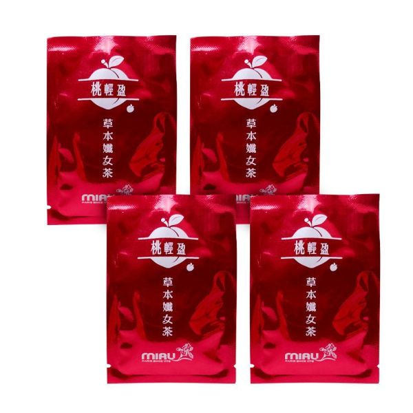 【4.5月贈品】桃輕盈順暢輕盈茶4包 