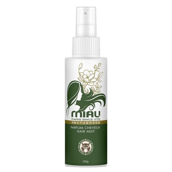 MIAU-神獸系列滋養髮香噴霧/隨身瓶100g/清新去味同時保濕修護、蓬鬆亮澤/【狐狸/貓頭鷹/孔雀/花豹/公鹿】共五款 延續神獸洗髮精的療癒香氣,全新髮香噴霧輕盈登場。蘊含日本柿子淨味因子、維生素E、水解大豆蛋白與澳洲堅果籽油、洋棗樹精華,清新去味同時保濕修護、蓬鬆亮澤,讓狐狸、貓頭鷹、孔雀、花豹、公鹿的魅力自在流轉。