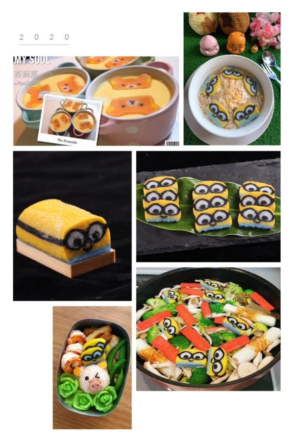 日本卡通魚板-小小兵/拉拉熊 