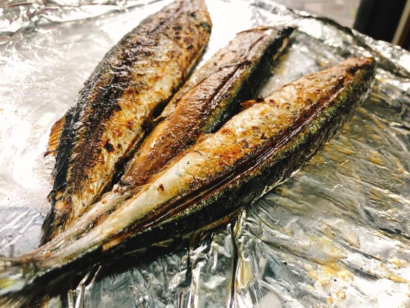 平價又好吃的秋刀魚3尾 