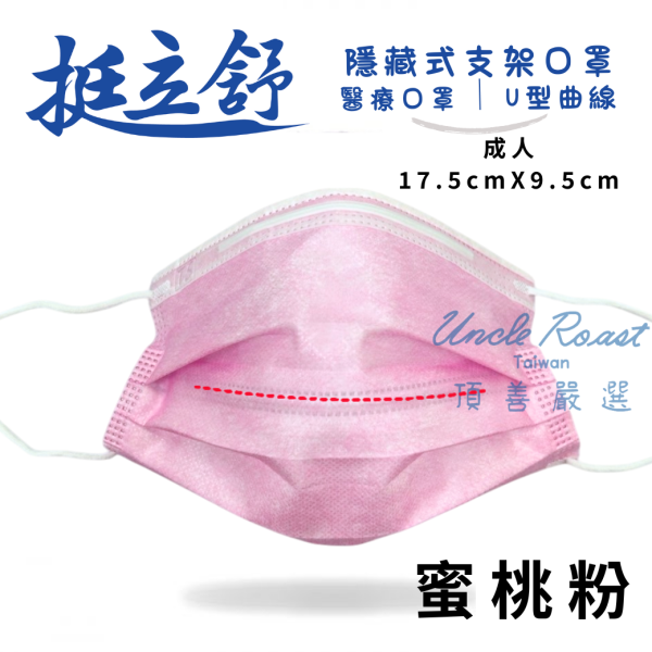 挺立舒-成人MD醫療口罩30入 口罩, 挺立舒, TS口罩, 隱藏支架, MD, 醫療口罩,  支撐, U型曲線, 立體