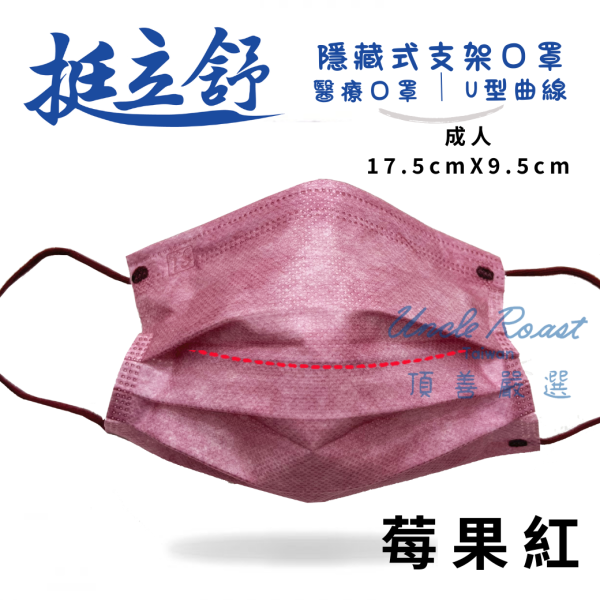 挺立舒-成人MD醫療口罩 30入 口罩, 挺立舒, TS口罩, 隱藏支架, MD, 醫療口罩,  支撐, U型曲線, 立體