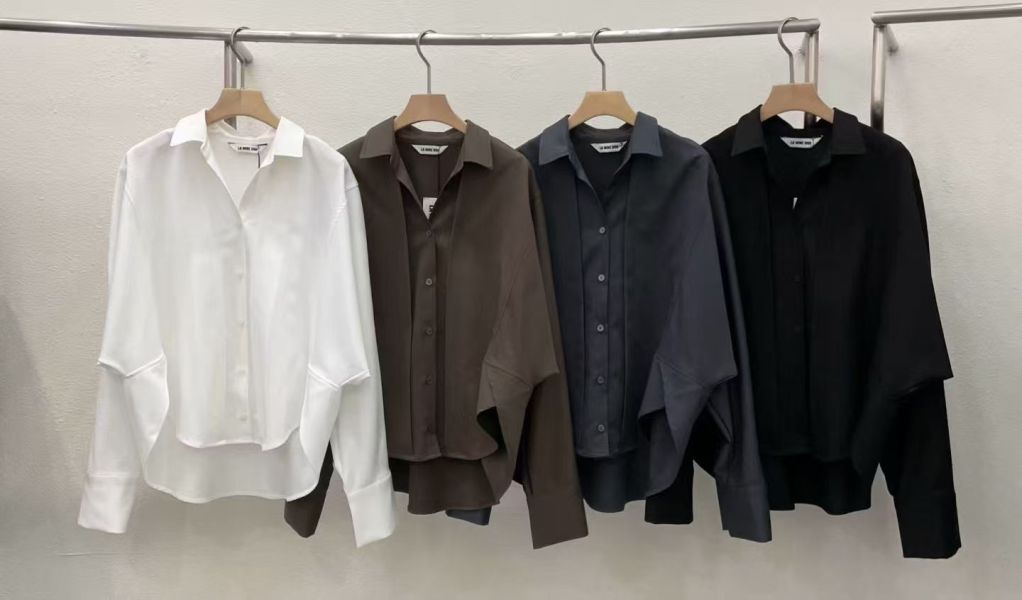 Nv120.設計愛牌檔口剪裁襯衫 