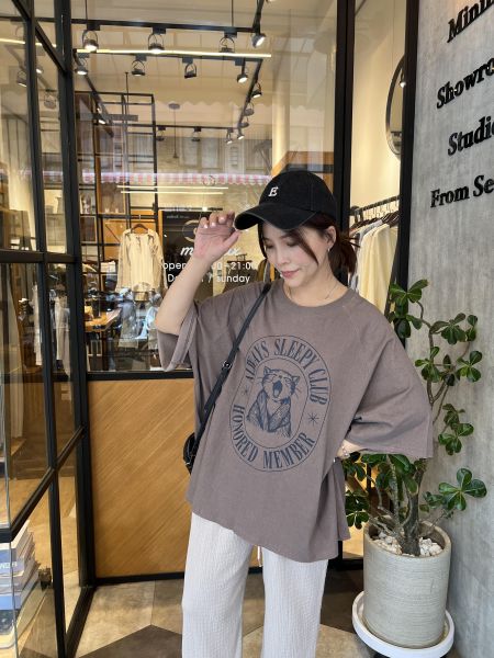 My506.k牌家可愛貓咪over上衣 