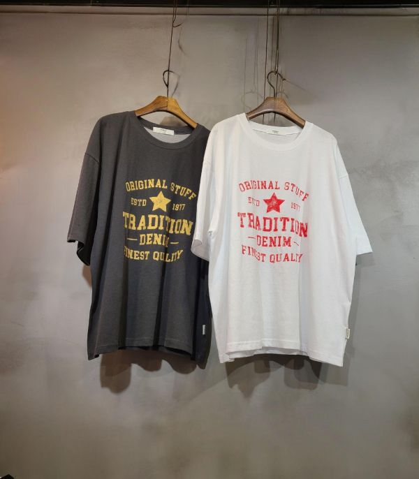 Ap405.質感水洗星星t 