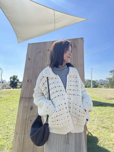 Dc120.超美編織鉤針外套 