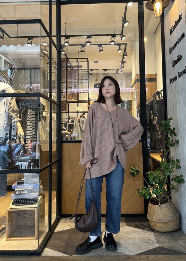 Nn106.類針織over慵懶t 