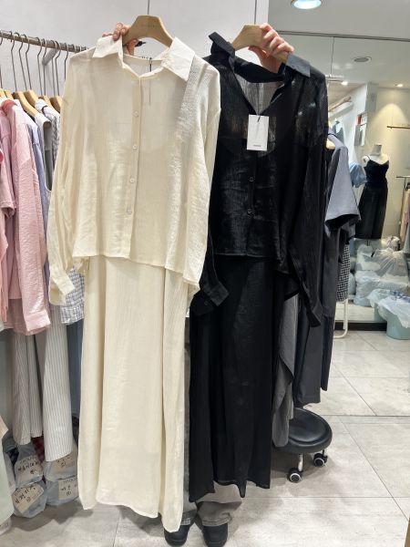 Ap403.仙仙洋裝+襯衫套裝 